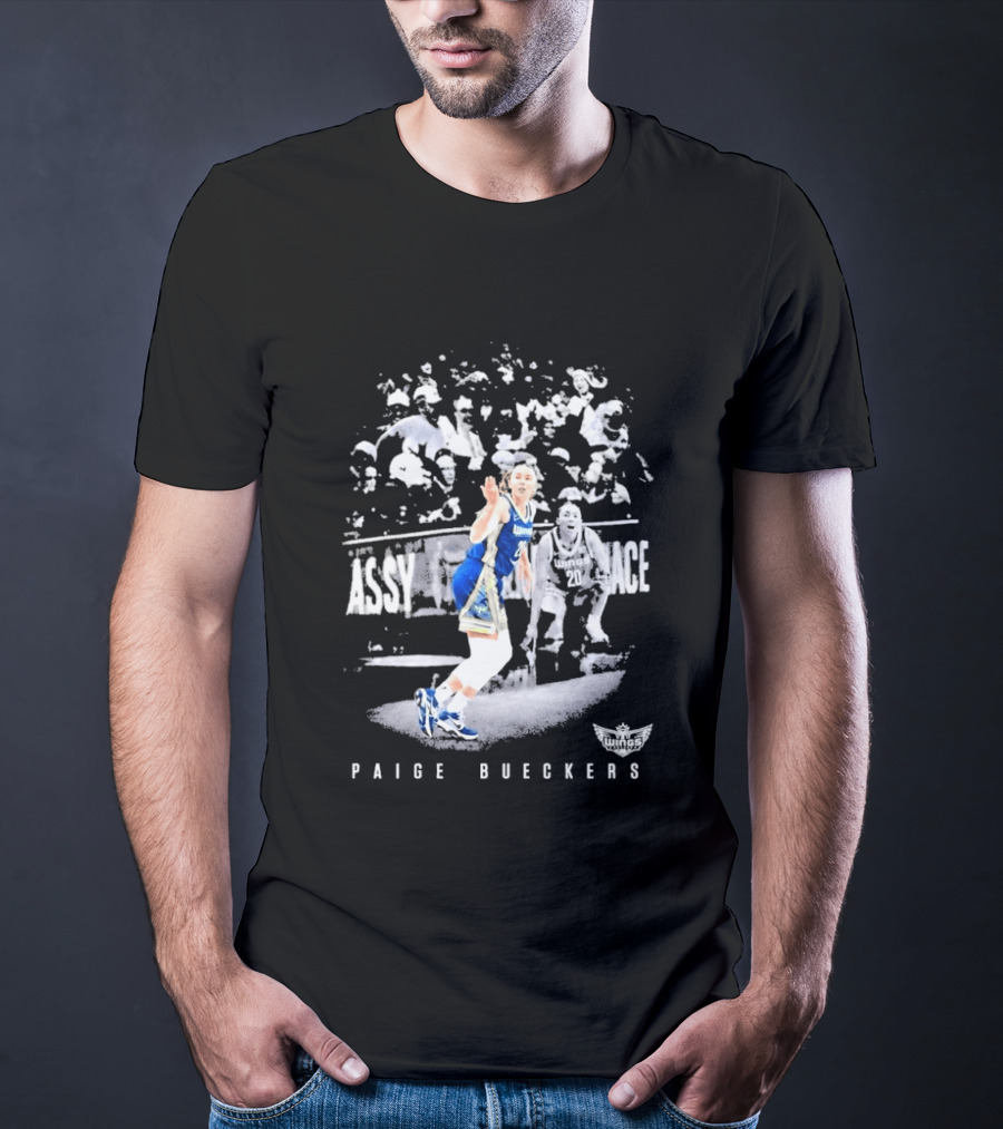 Alysha Clark Assist Paige Bueckers Wings T-Shirt