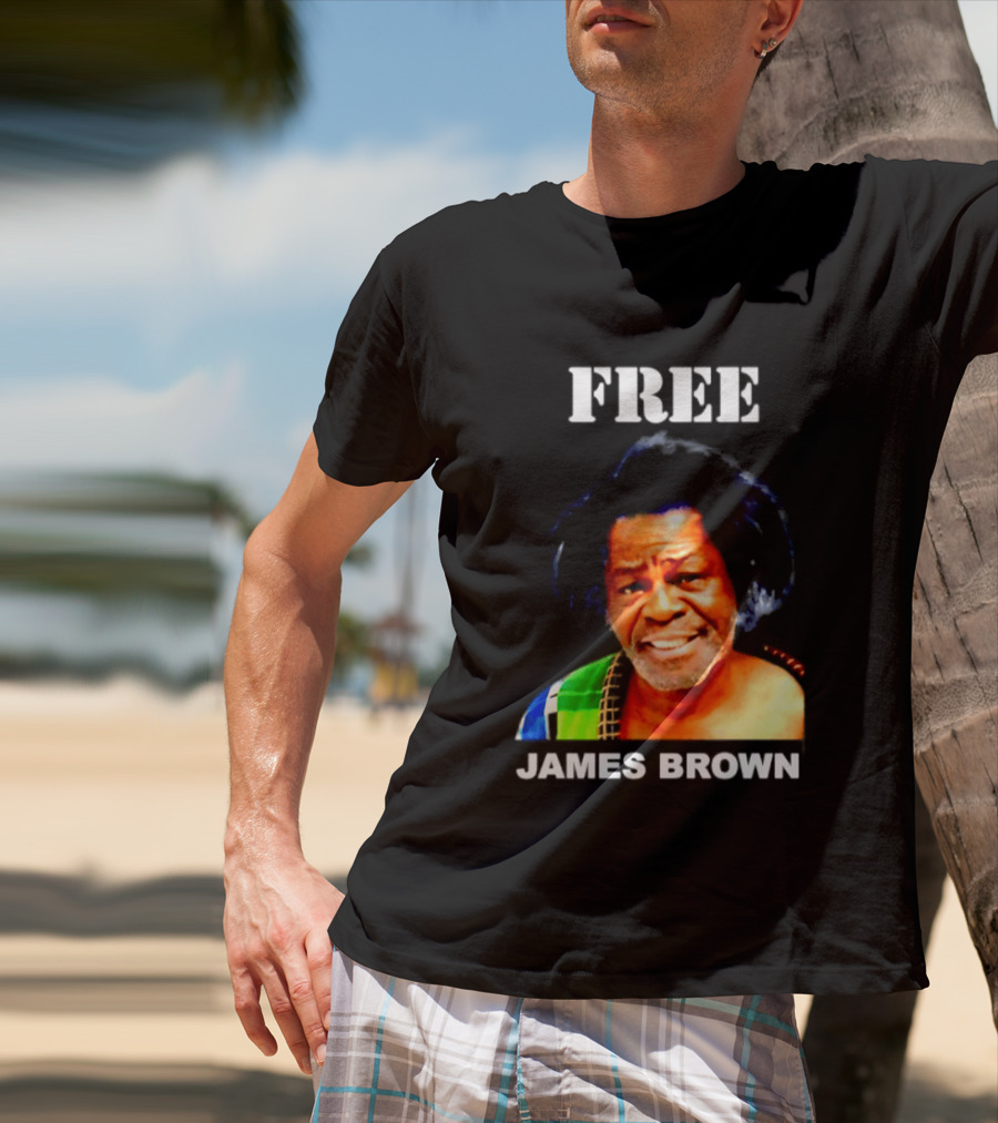 FREE James Brown Godfather Of Soul Funk T-Shirt
