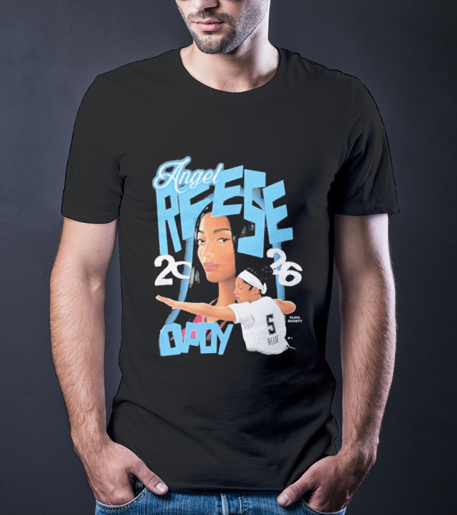 Angel Reese 2026 DPOY Basketball Player T-Shirt
