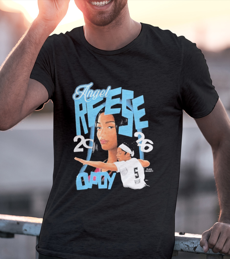Angel Reese 2026 DPOY Basketball Player T-Shirt