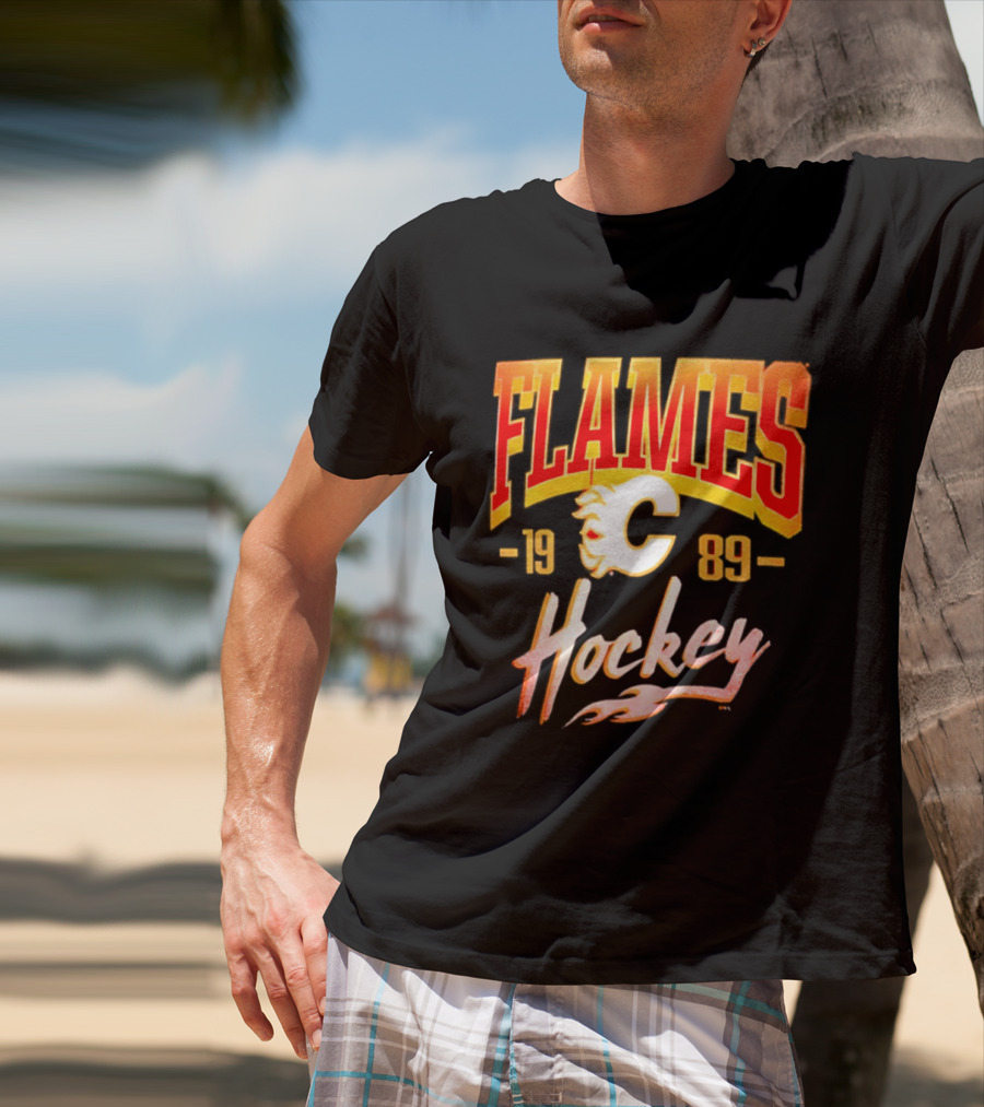Calgary Flames 1989 Hockey Made To Last T-Shirt