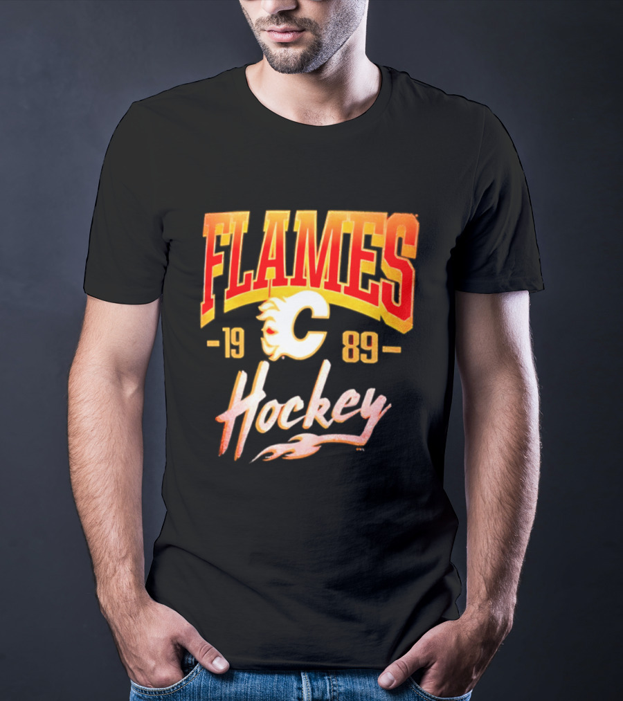 Calgary Flames 1989 Hockey Made To Last T-Shirt