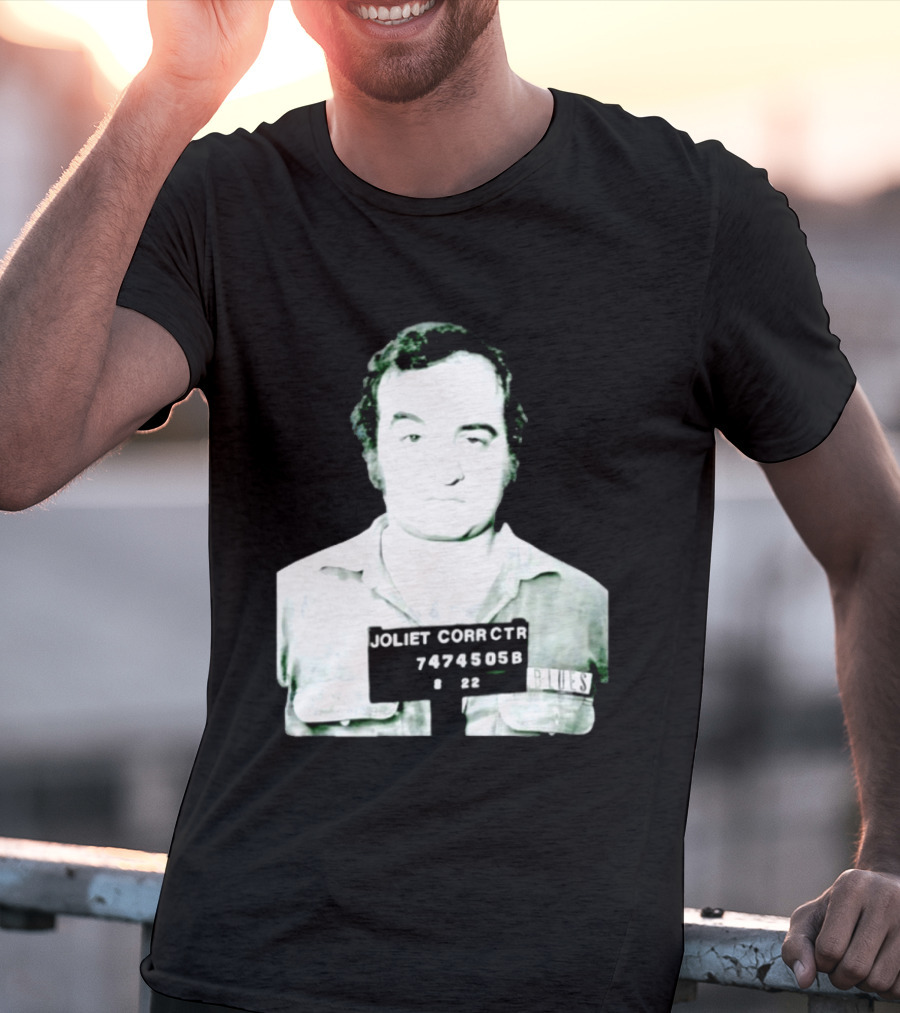 John Belushi Joliet Correctional Blues Shot 7474505B T-Shirt