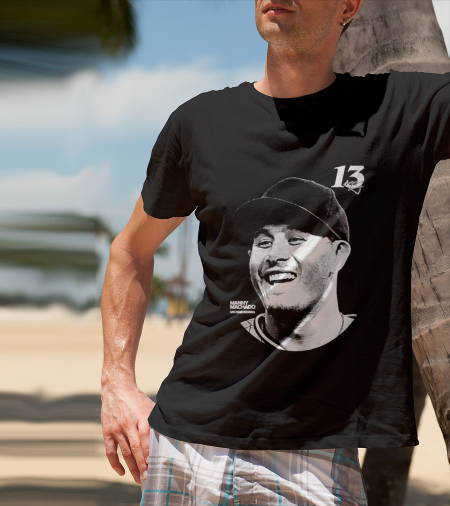 Manny Machado 13 San Diego Padres MLB Lineage Series 2026 T-Shirt