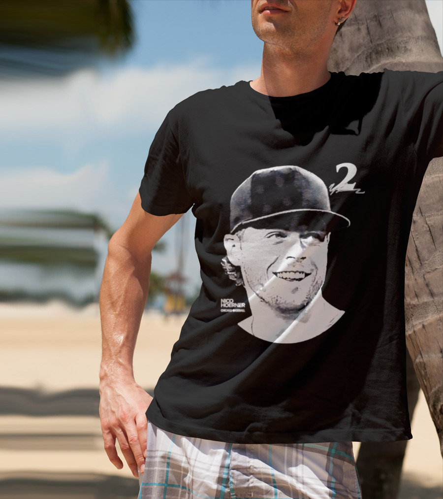 Chicago Cubs Nico Hoerner 2 MLB 2026 Lineage Series T-Shirt