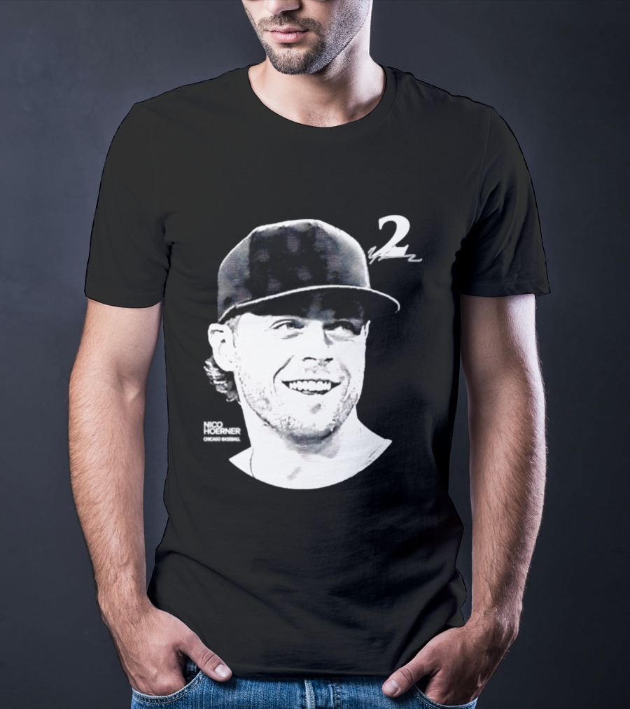 Chicago Cubs Nico Hoerner 2 MLB 2026 Lineage Series T-Shirt