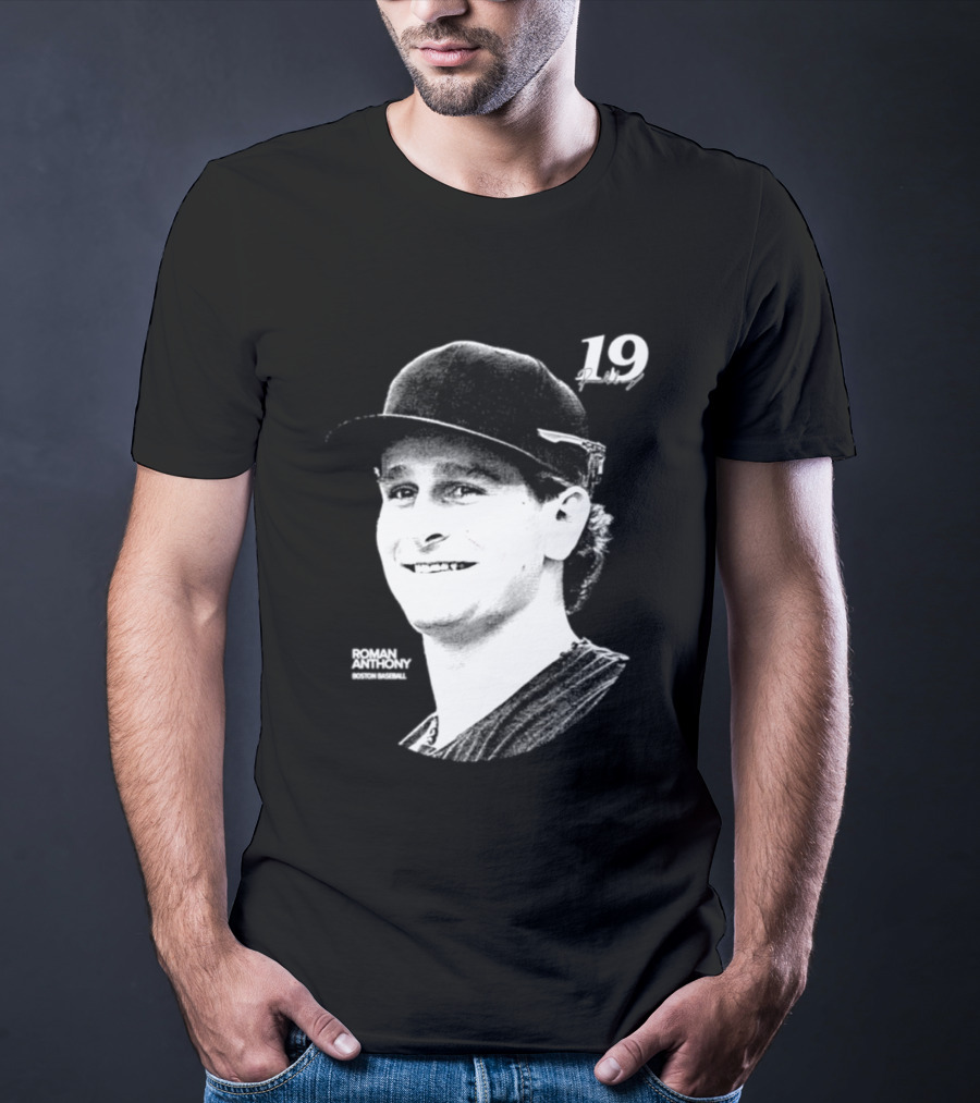 Roman Anthony 19 Boston Red Sox MLB 2026 Lineage Series T-Shirt