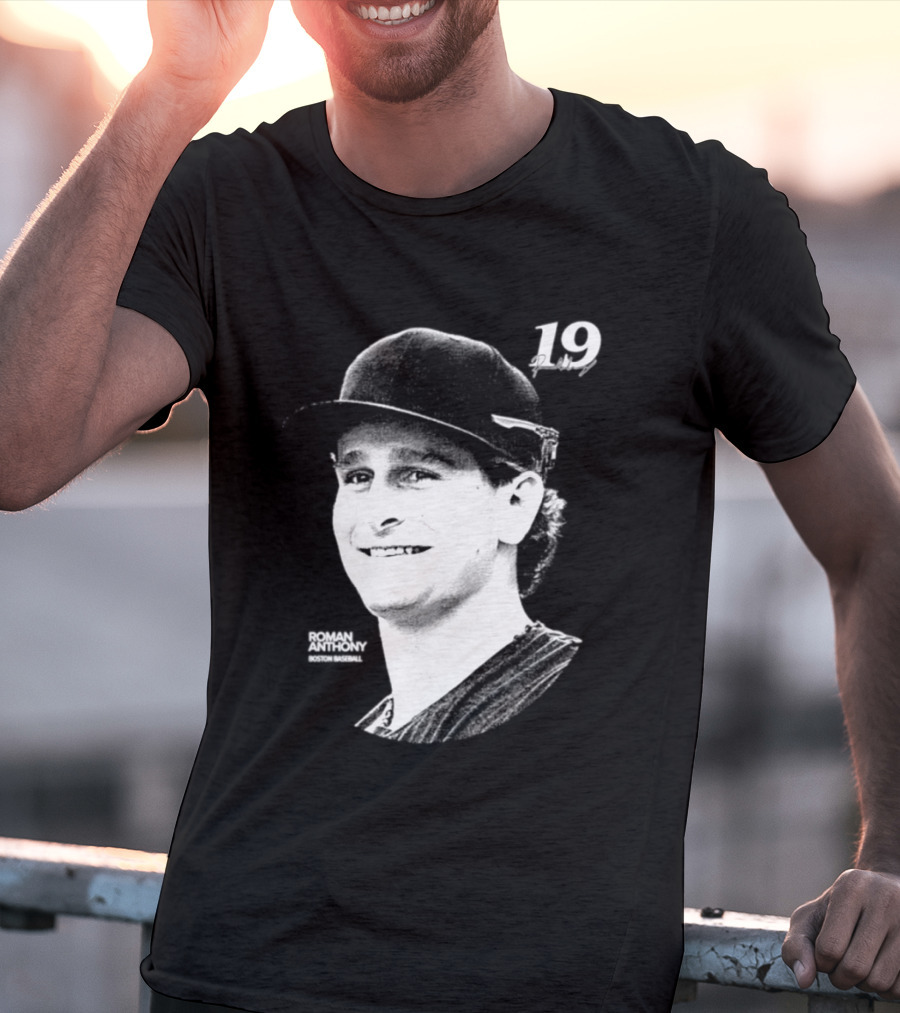 Roman Anthony 19 Boston Red Sox MLB 2026 Lineage Series T-Shirt