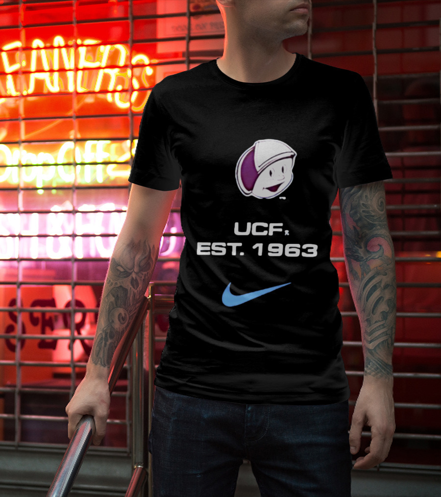 UCF Knights 2026 Space Game UCF Est 1963 Vintage Astronaut Nike T-Shirt