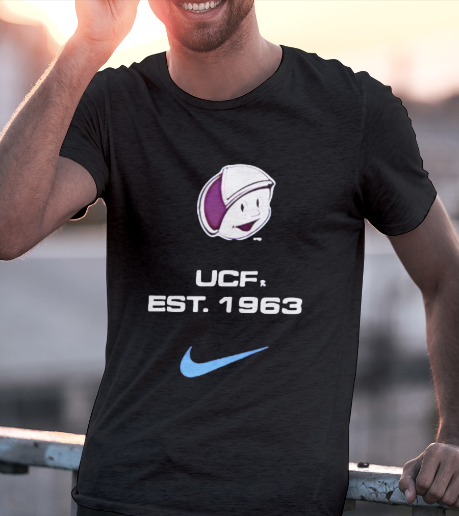 UCF Knights 2026 Space Game UCF Est 1963 Vintage Astronaut Nike T-Shirt