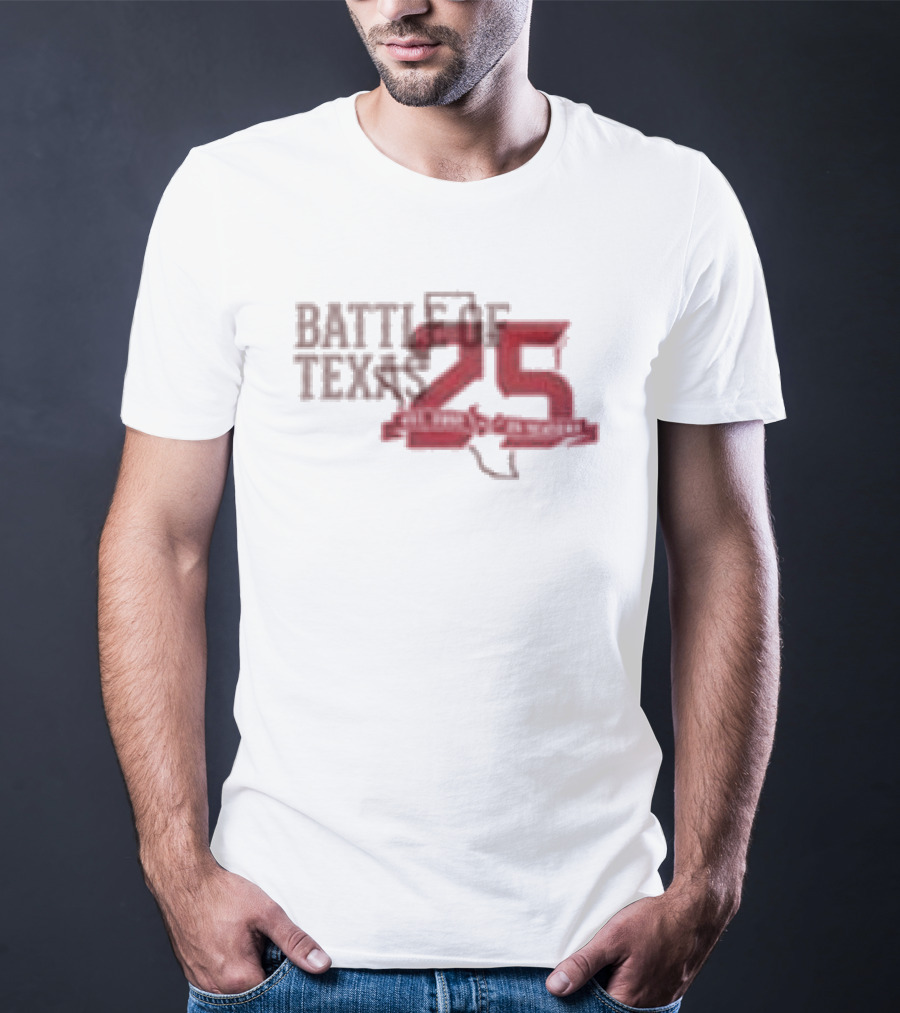 Dallas Cowboys Vs Houston Texans Battle Of Texas 25 Years Strong 2026 T-Shirt