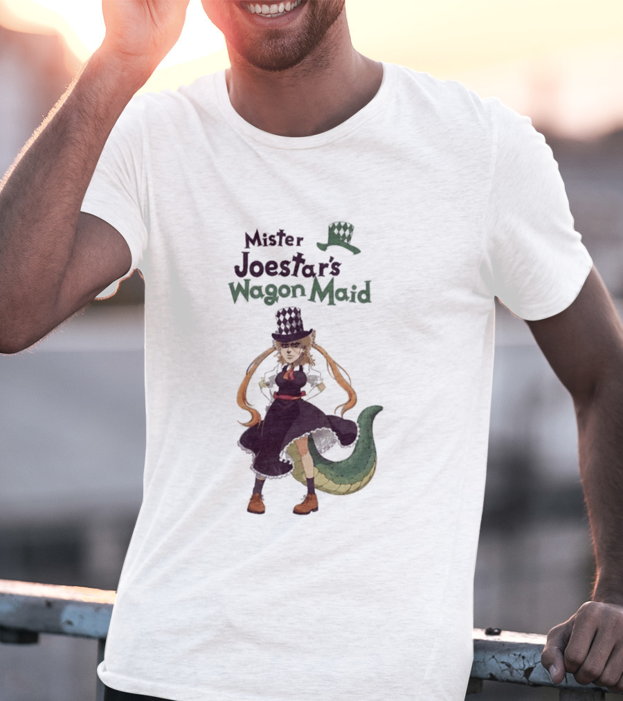 Mister Joestar's Wagon Maid Robert E. O. Speedwagon T-Shirt