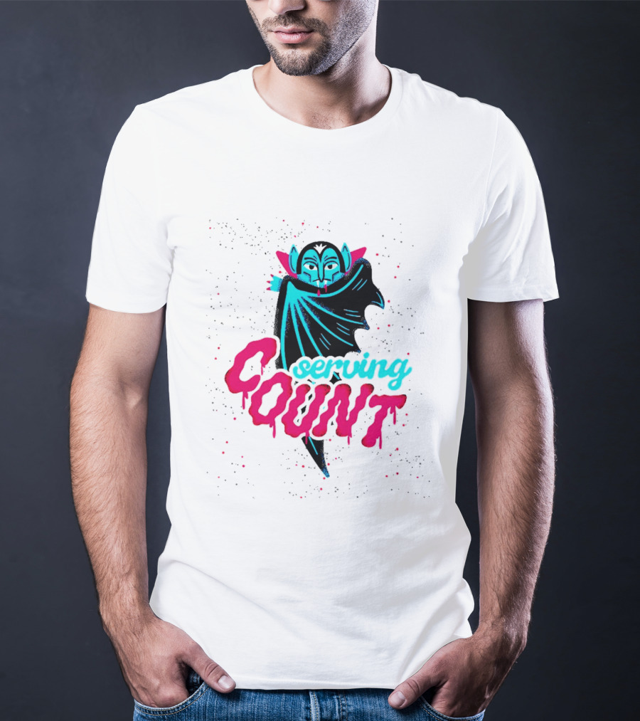 Serving Cunt Dracula Vampire Pastel Gothic Halloween T-Shirt
