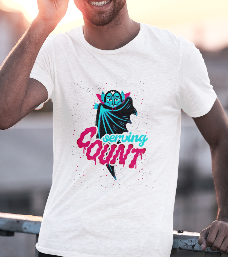 Serving Cunt Dracula Vampire Pastel Gothic Halloween T-Shirt
