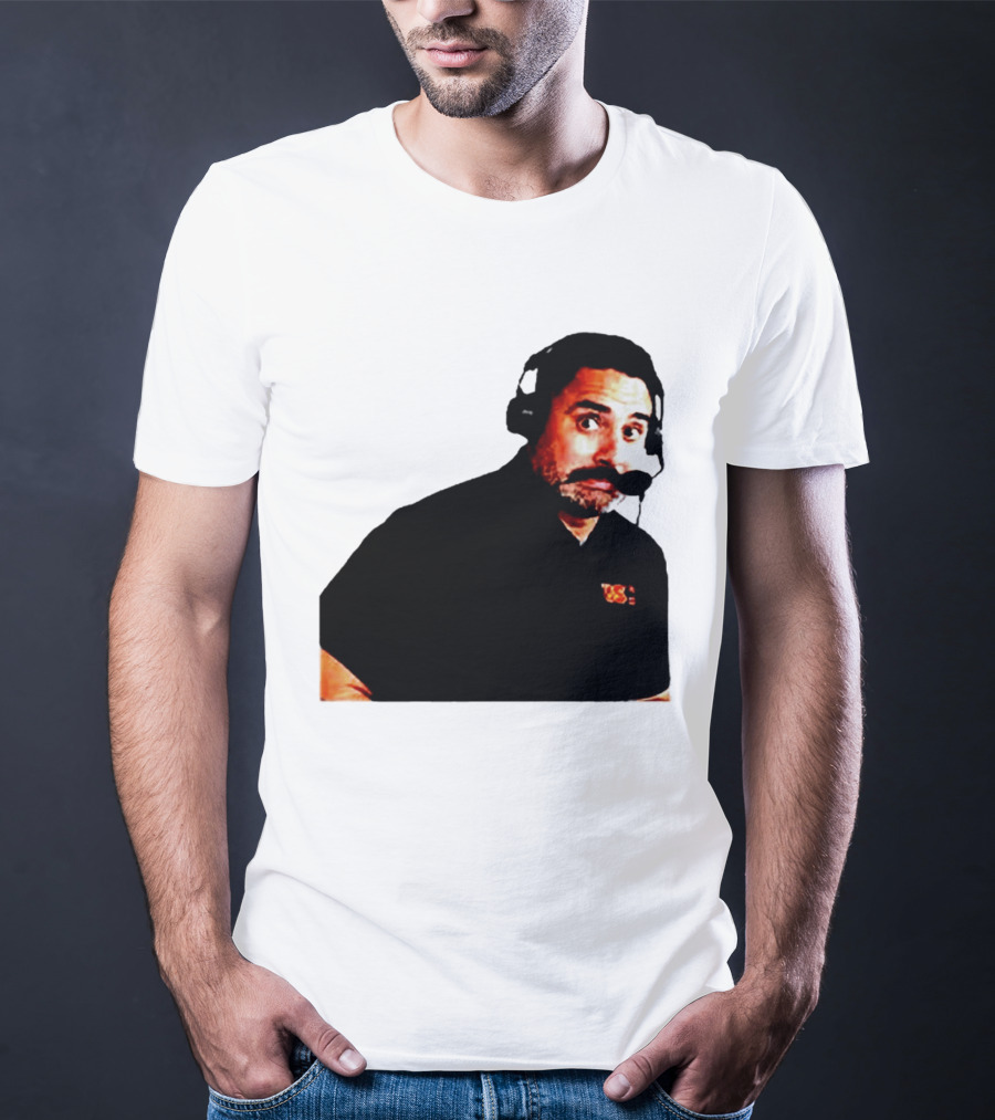 Steve Sarkisian Headset Shocked Longhorns Face Meme T-Shirt