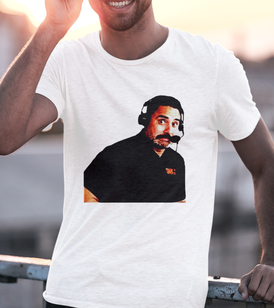 Steve Sarkisian Headset Shocked Longhorns Face Meme T-Shirt
