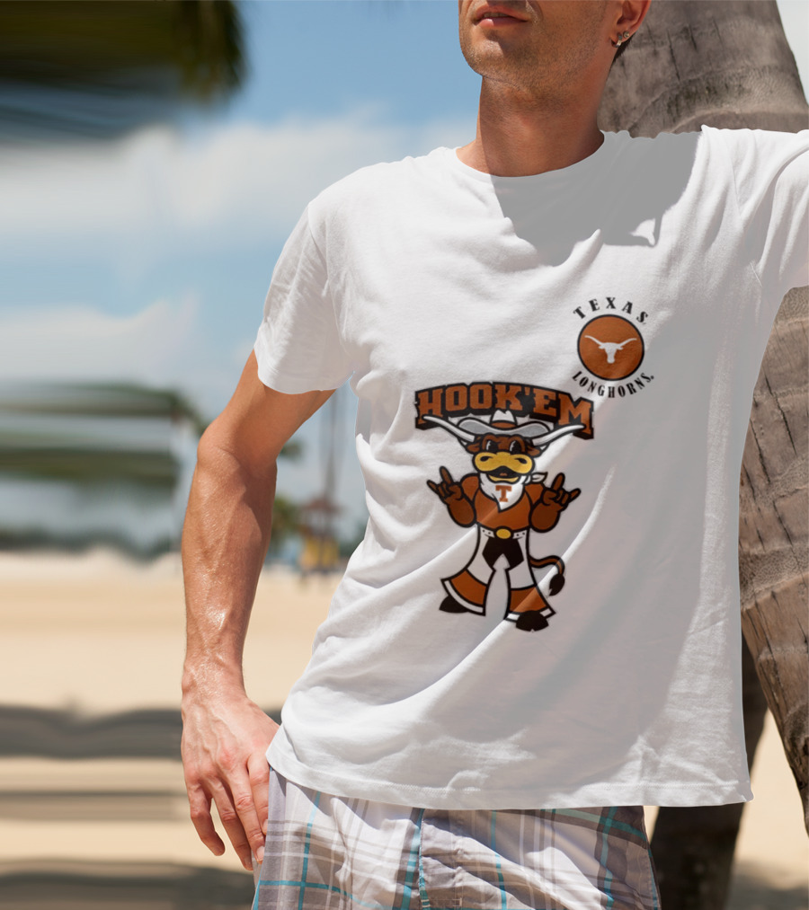 Texas Longhorns Hook'Em 2026 NCAA Tailgater Hometown T-Shirt