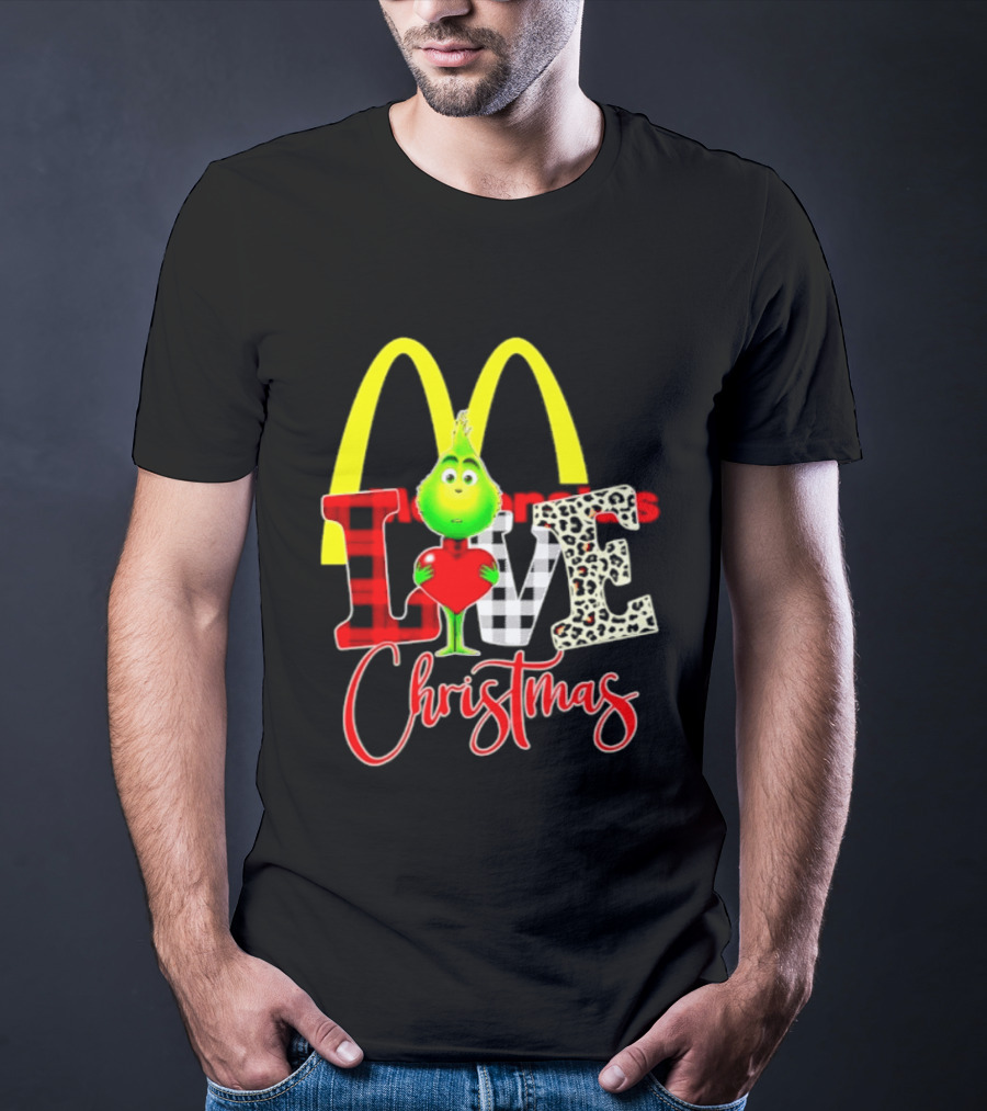 McDonald's Grinch Love Christmas 2026 Collaboration T-Shirt