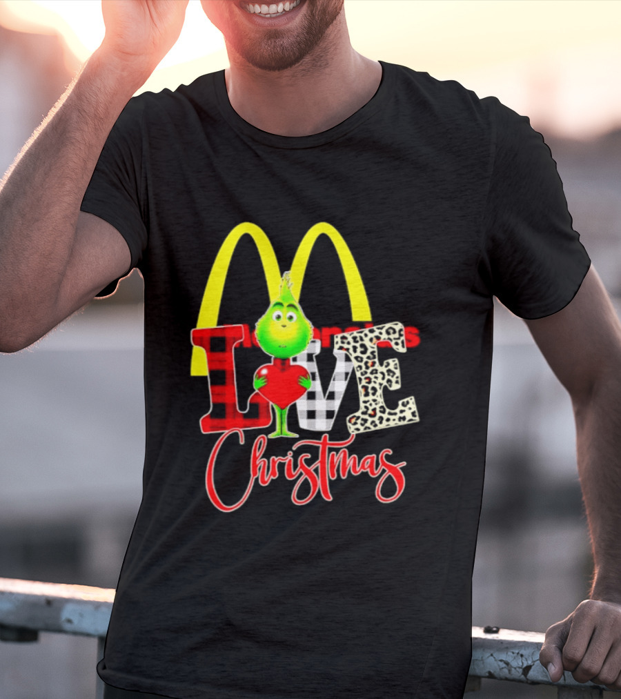 McDonald's Grinch Love Christmas 2026 Collaboration T-Shirt