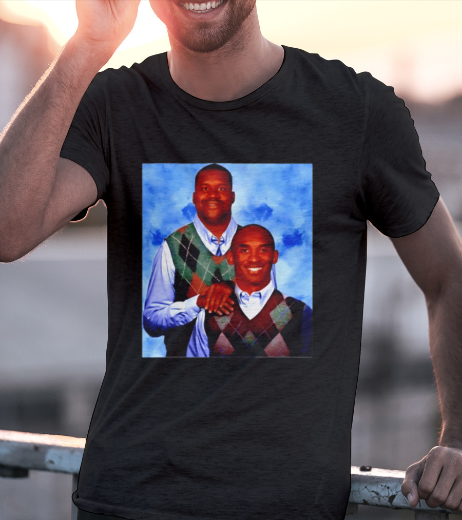 Shaquille O'Neal Kobe Bryant Step Brothers Meme Basketball T-Shirt