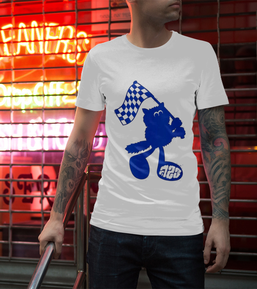 Alex Albon Quadrant Singapore Race Week Mascot 23 Checkered Flag T-Shirt