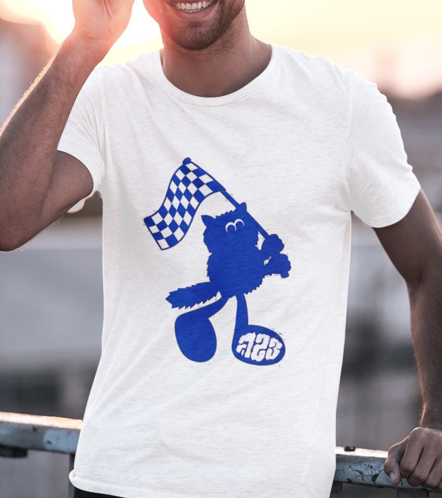 Alex Albon Quadrant Singapore Race Week Mascot 23 Checkered Flag T-Shirt