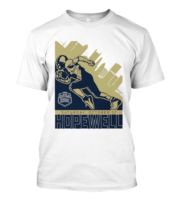 Hopewell Football Classic Saturday October 17 City Skyline T-Shirt