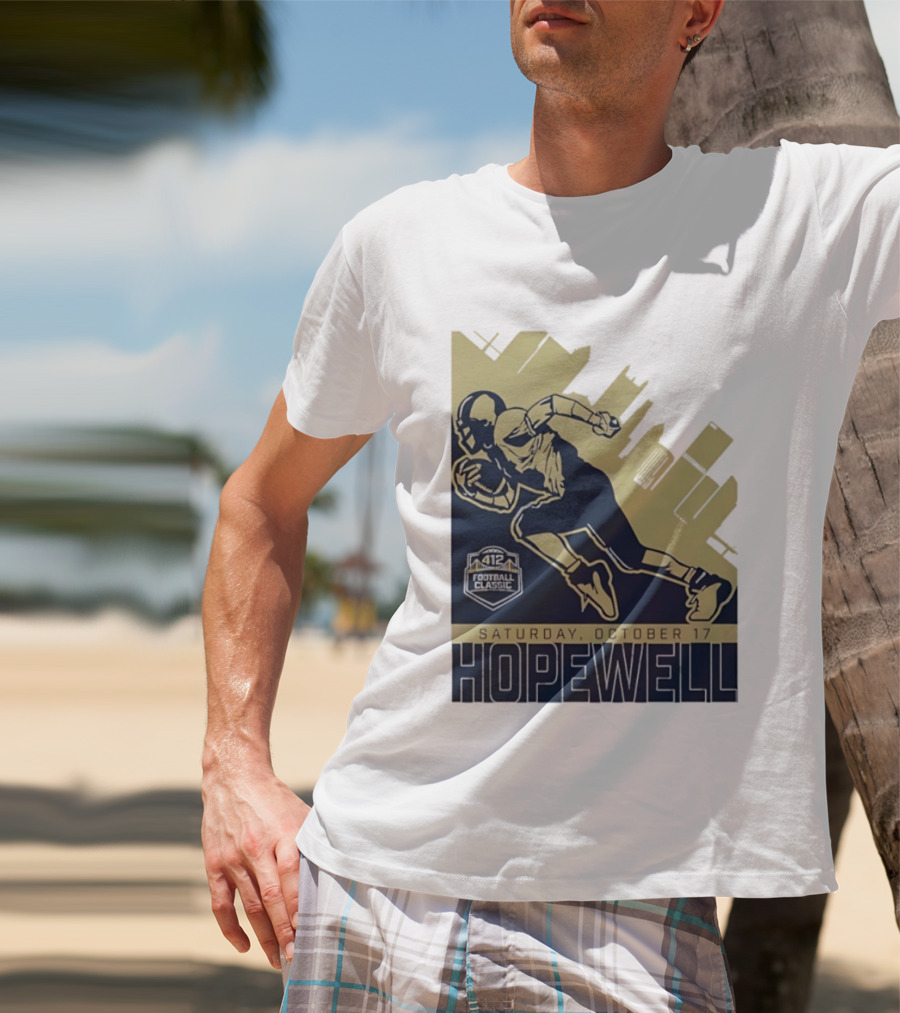 Hopewell Football Classic Saturday October 17 City Skyline T-Shirt