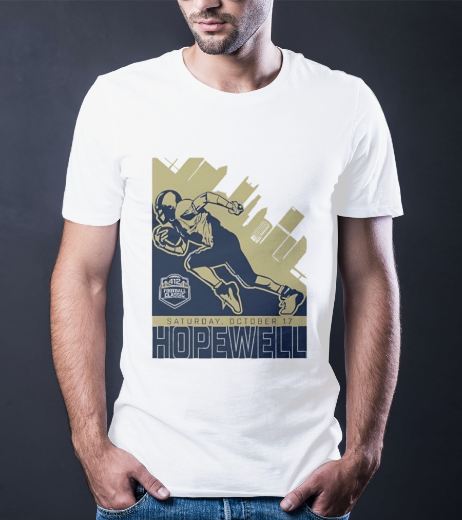Hopewell Football Classic Saturday October 17 City Skyline T-Shirt