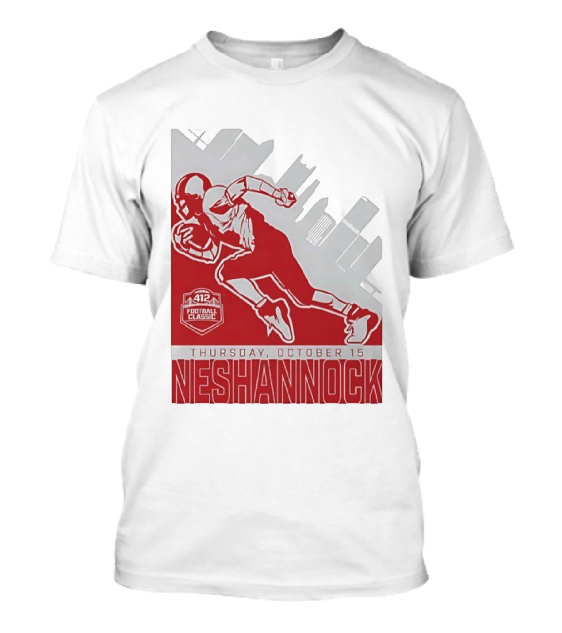 Neshannock 412 Football Classic Thursday October 15 Skyline T-Shirt
