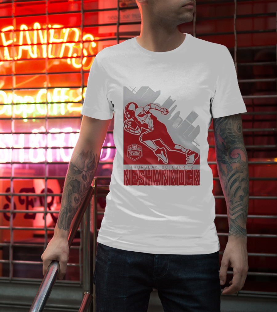 Neshannock 412 Football Classic Thursday October 15 Skyline T-Shirt