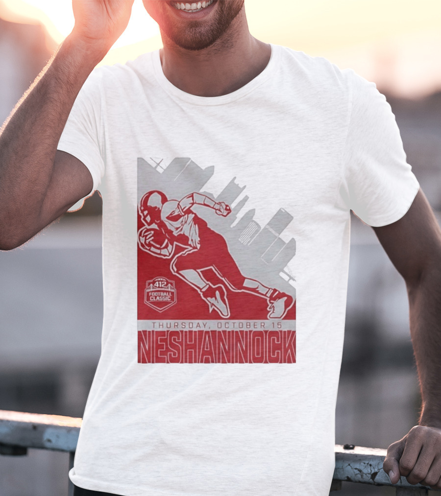 Neshannock 412 Football Classic Thursday October 15 Skyline T-Shirt