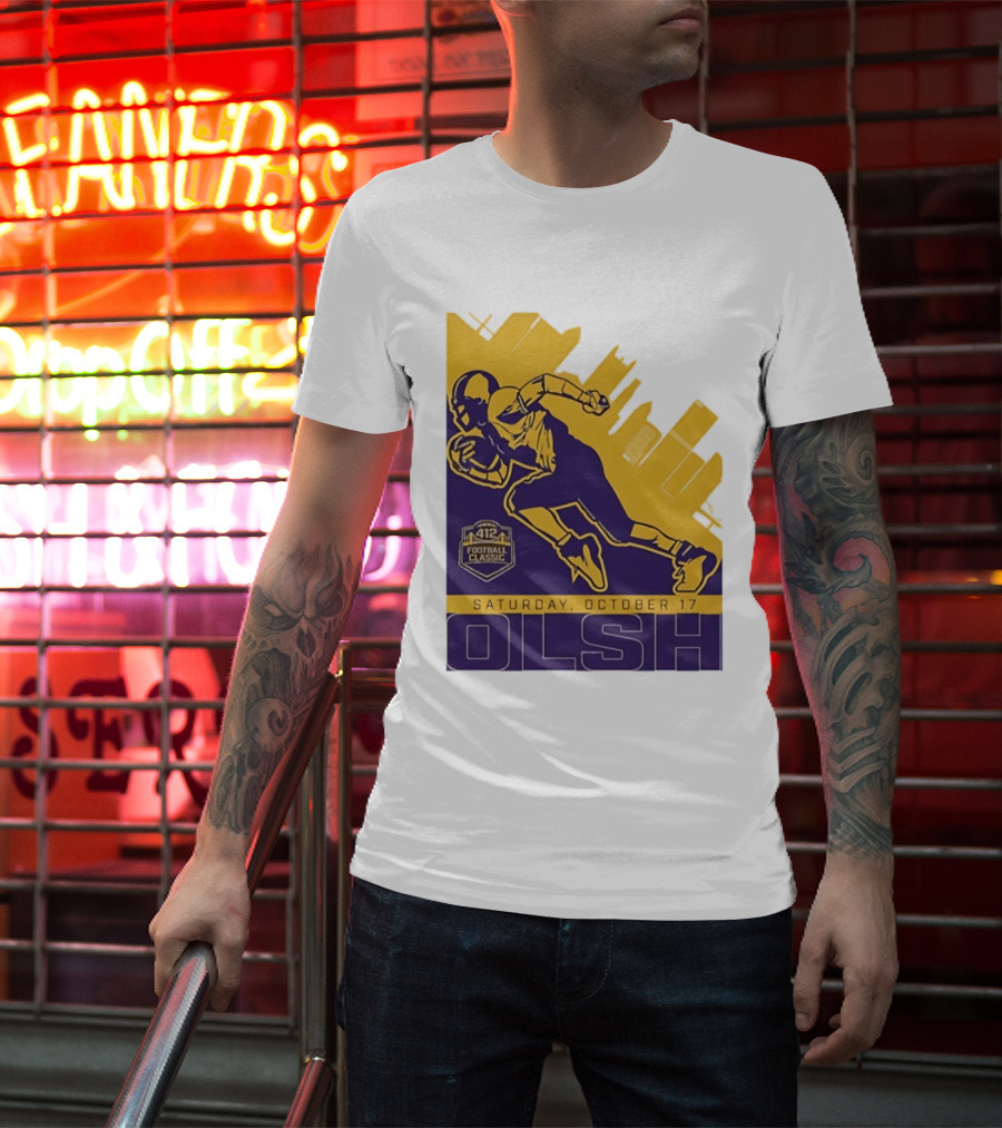 Olsh Football Classic Saturday October 17 City Skyline T-Shirt