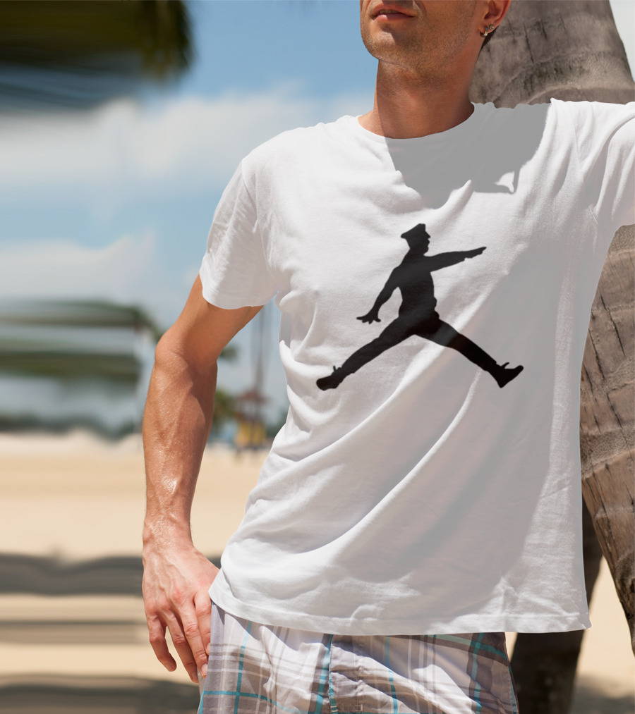 Police Officer Jumpman Figure T-Shirt