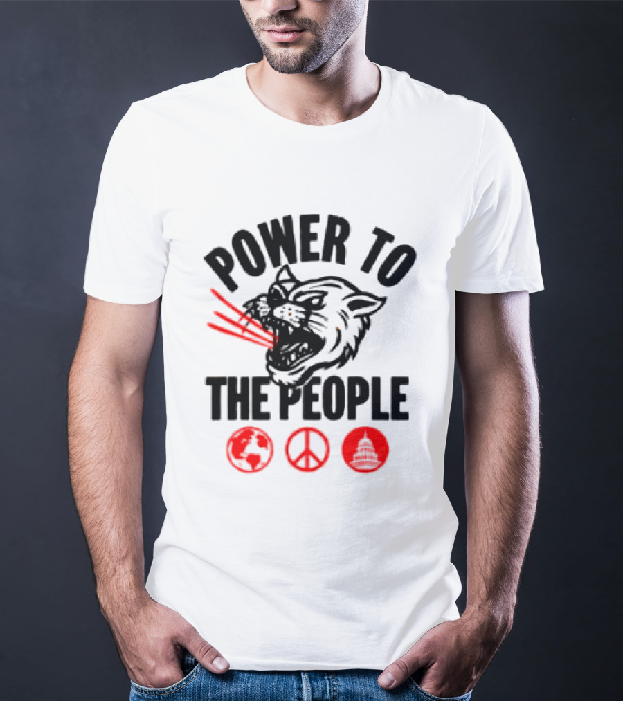 Power To The People 2026 Columbia MD October 3 Merriweather Post Pavilion The Tiger Peace T-Shirt