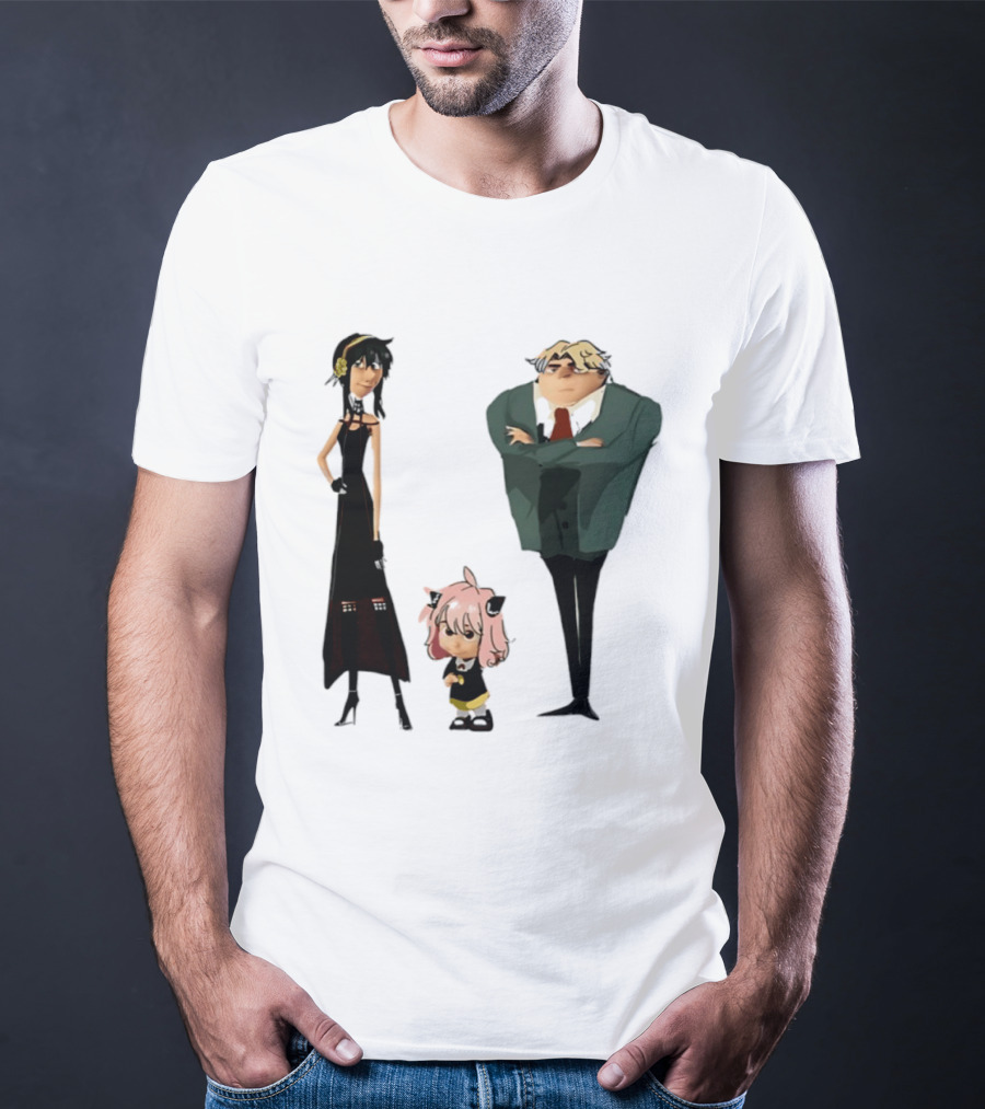 Despicable X Family Loid Forger Yor Forger Anya Forger Spy X Family Characters T-Shirt
