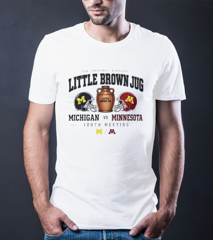 The Original Rivalry Little Brown Jug Michigan Vs Minnesota 100th Meeting 2026 T-Shirt
