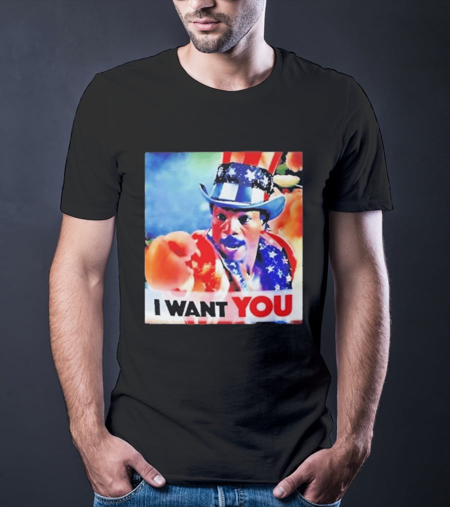 Apollo Creed I Want You Uncle Sam Rocky Meme T-Shirt