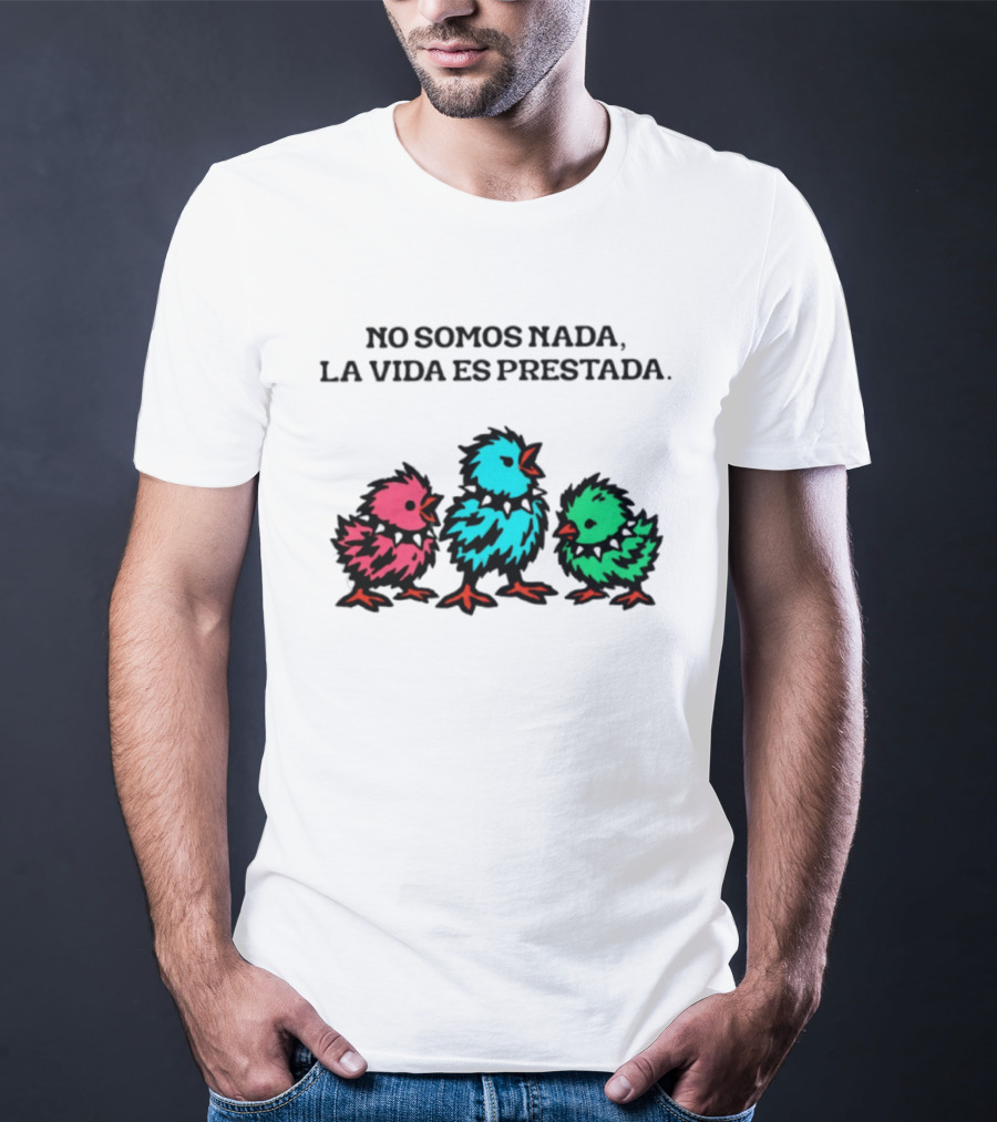 No Somos Nada La Vida Es Prestada Colorful Punk Chicks T-Shirt