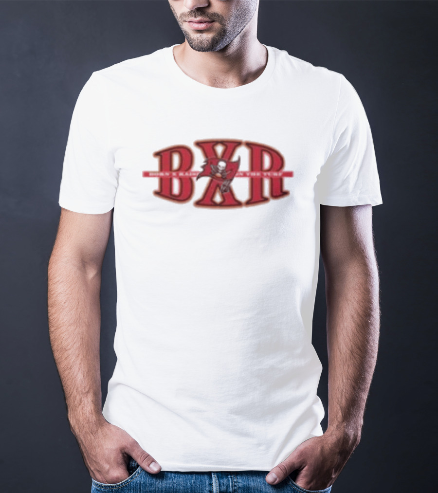 Tampa Bay Buccaneers BXR Born X Raised Block Letter T-Shirt