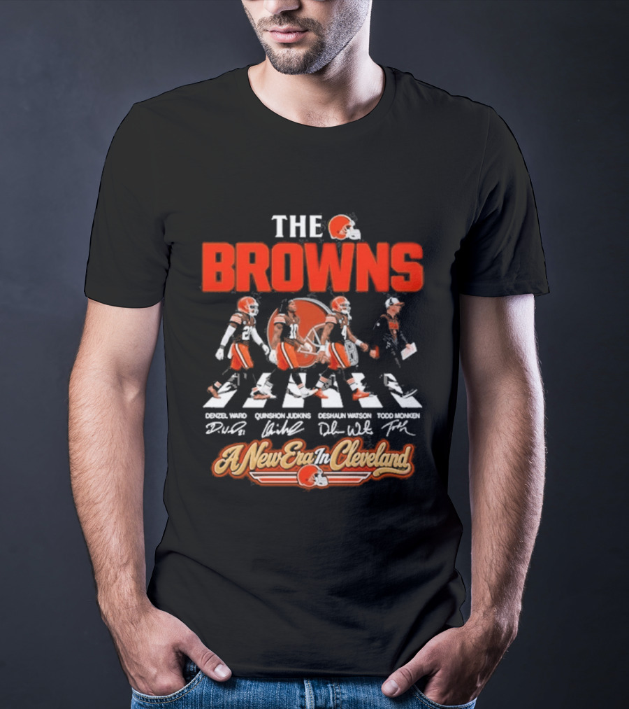 The Browns 2026 Football Team Abbey Road A New Era In Cleveland T-Shirt