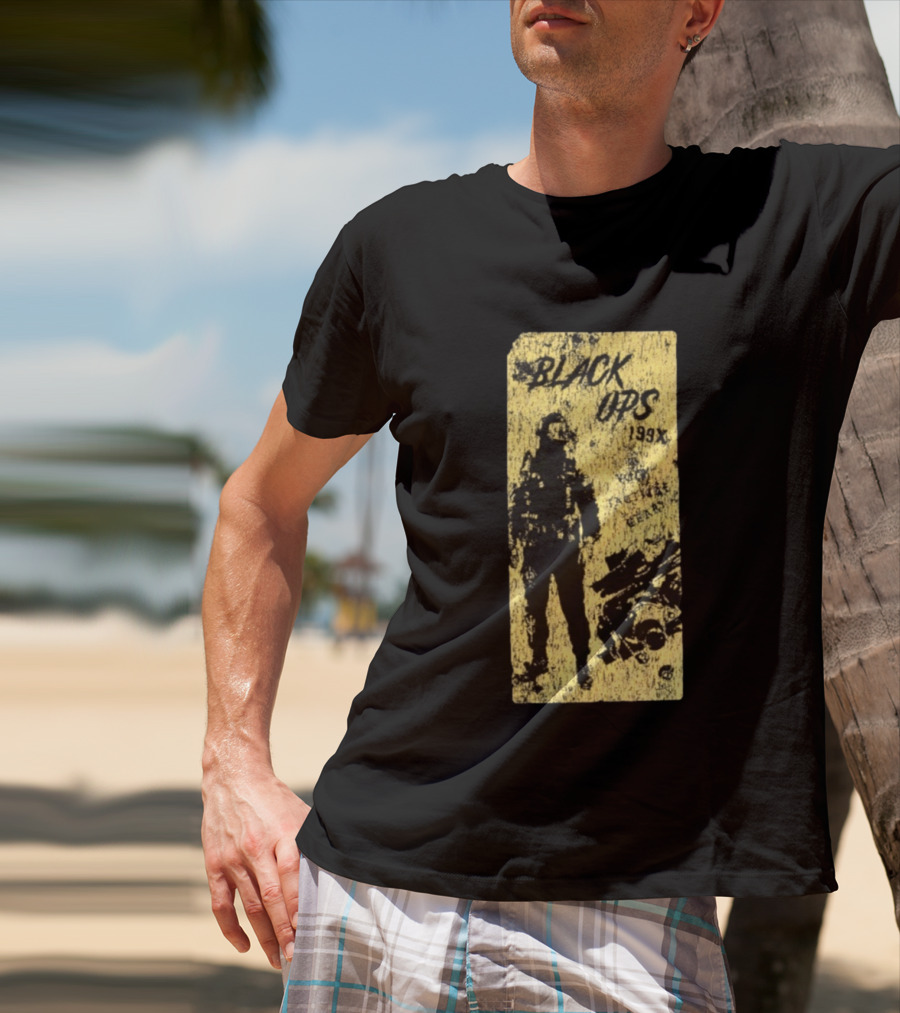 Black Ops 199X Volt Tactical Gear And Soldier T-Shirt