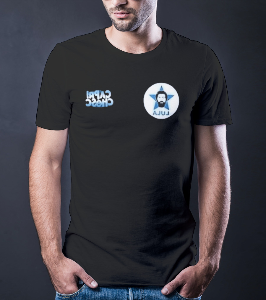 Lula Star Navy Capiroto Chefe Brazil President T-Shirt