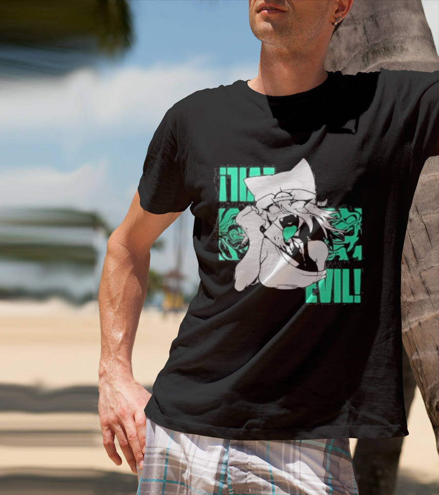 Issbrokie Neon Glow EVIL! Mysterious Aura Transformation T-Shirt