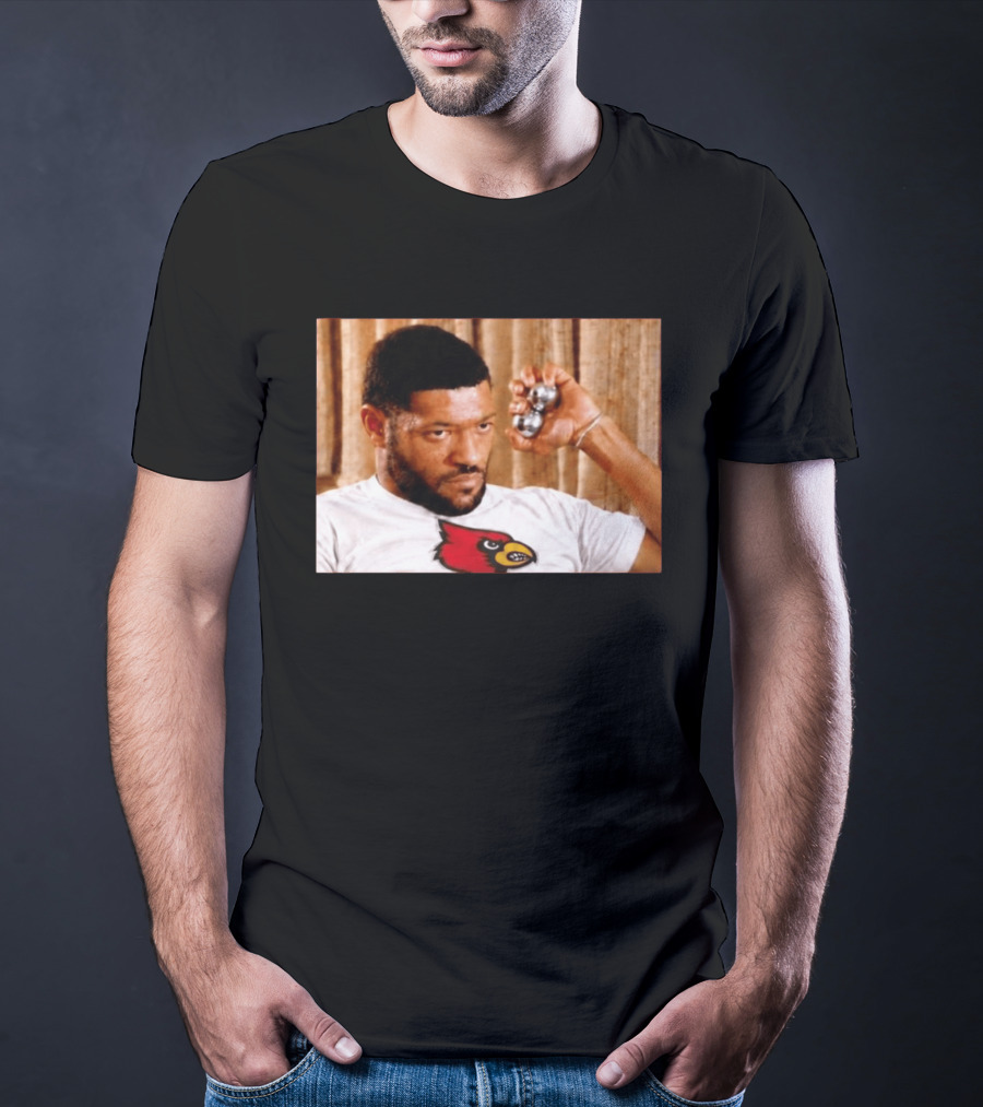 Laurence Fishburne Louisville Cardinals Mood Team Spirit T-Shirt