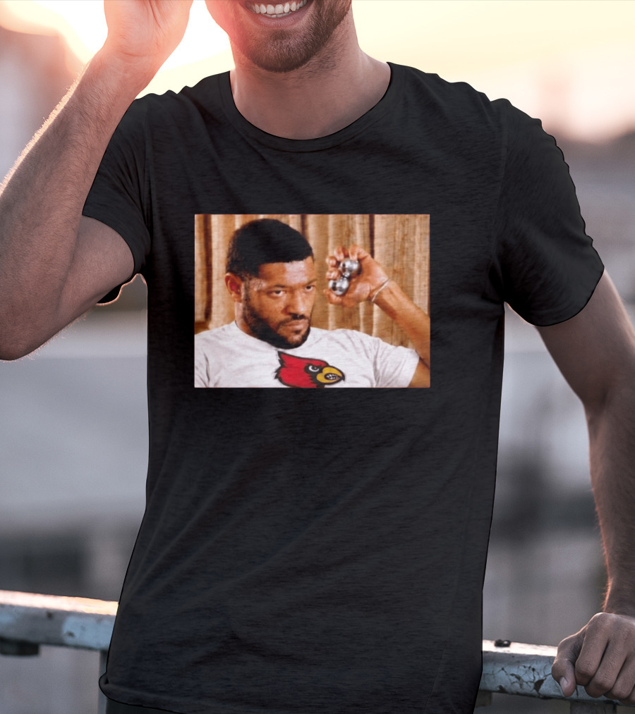 Laurence Fishburne Louisville Cardinals Mood Team Spirit T-Shirt
