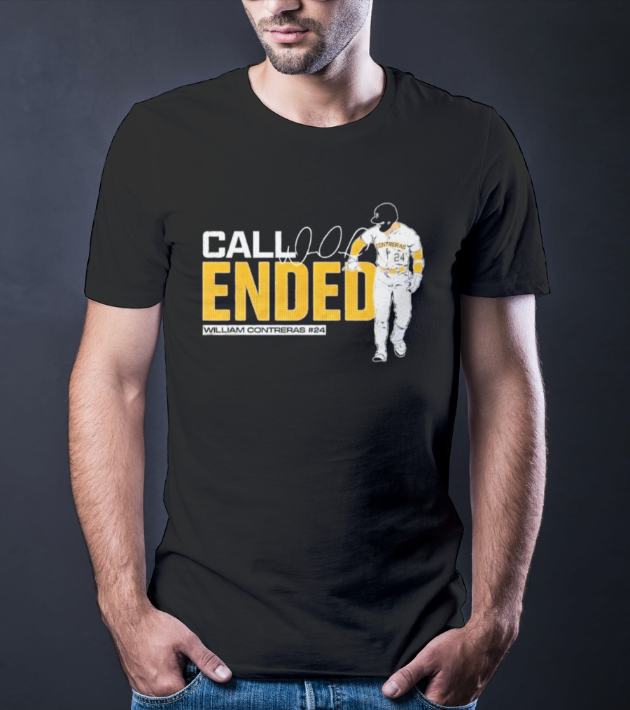 William Contreras Call Ended Baseball Player White And Gold T-Shirt