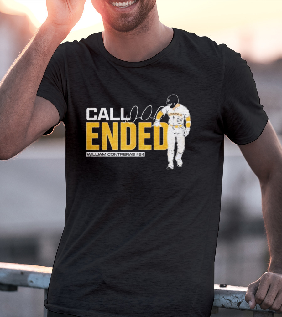 William Contreras Call Ended Baseball Player White And Gold T-Shirt