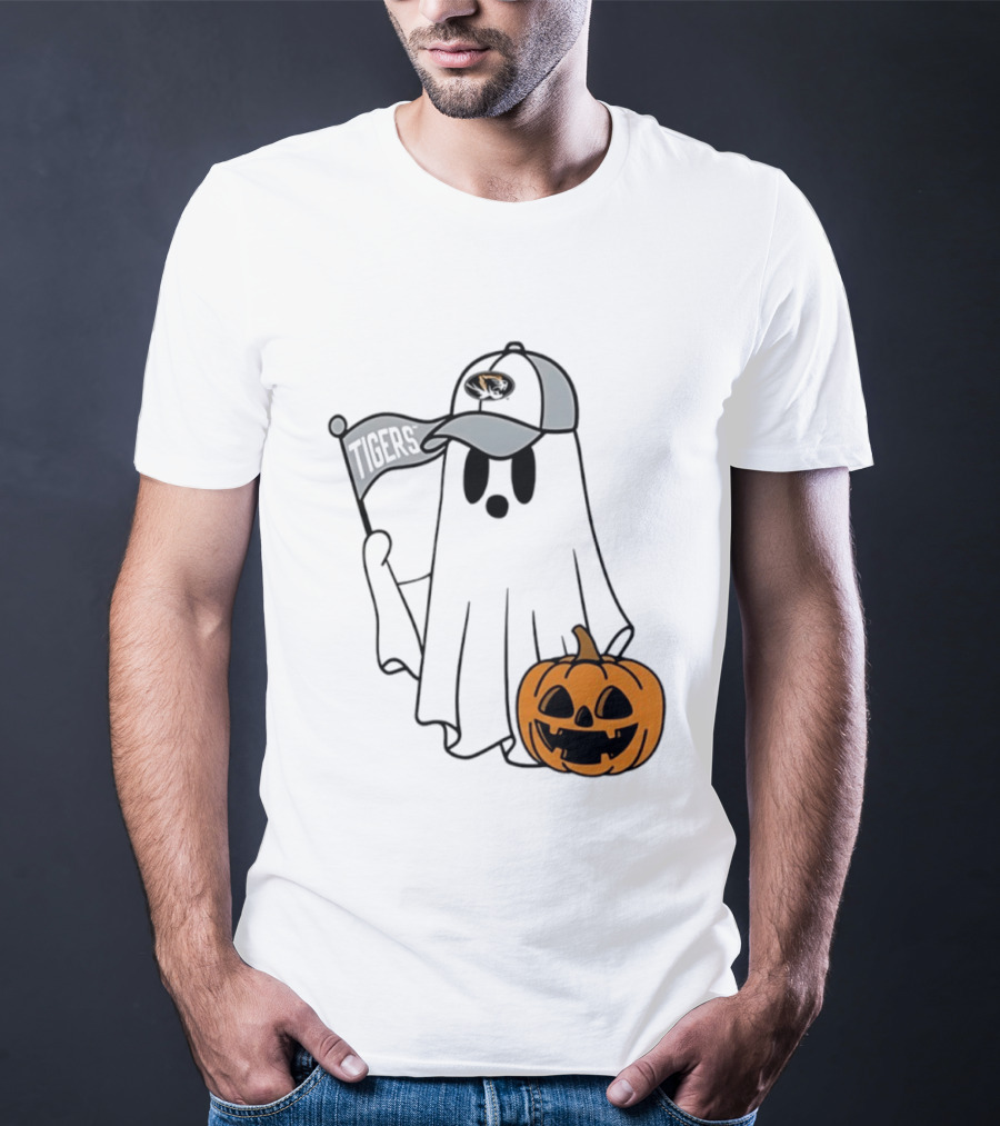 Missouri Tigers Halloween Ghost Pumpkin 2026 T-Shirt