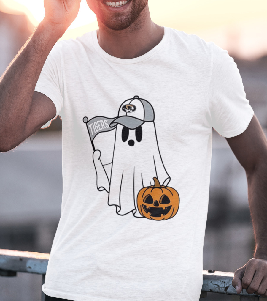 Missouri Tigers Halloween Ghost Pumpkin 2026 T-Shirt